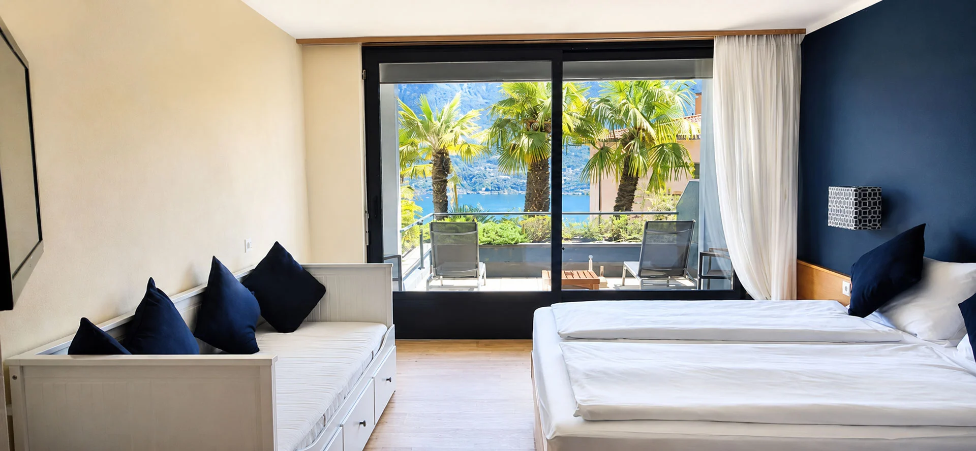 zweibettzimmer seeblick barca blu